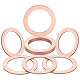 Front Differential Drain Plug Washer Gasket for Toyota 4Runner, Tundra, Tacoma, Sequoia, Land Cruiser, FJ Cruiser, Replacement for the Part# 90430-24003, 10 Pack
