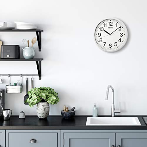 Image of Seiko 12 Inch Business Wall Clock, White