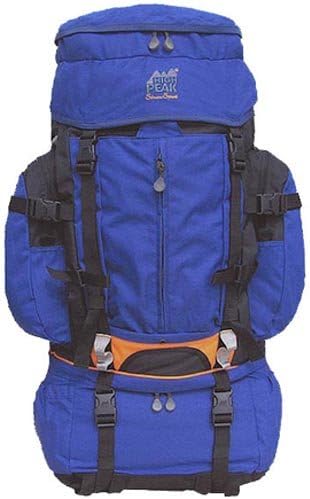 Blue High Peak Pocatello 70 Internal Frame Backpack