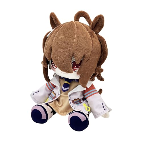 CYSNATU Anime Soft Plush Ornament Modern Decorative Cushion Pillow Stress Relief for Adult Home Decor (Brown)
