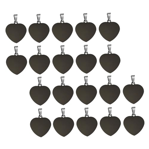 Pendentif cœur acier inoxydable de qualité supérieure et finitions soignées