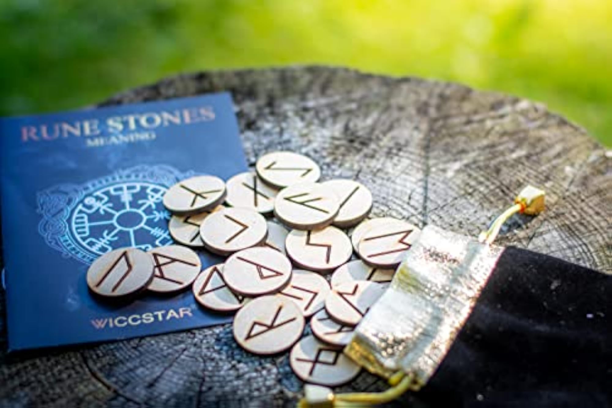 Rune Stones Set with Manual for Beginners and 5 Layouts