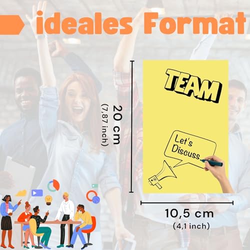 perfect line, 250 Moderation Cards, 20 x 10.5 cm, Extra Strong Recycled Paper, Assorted Colours, Premium Quality - Image 3