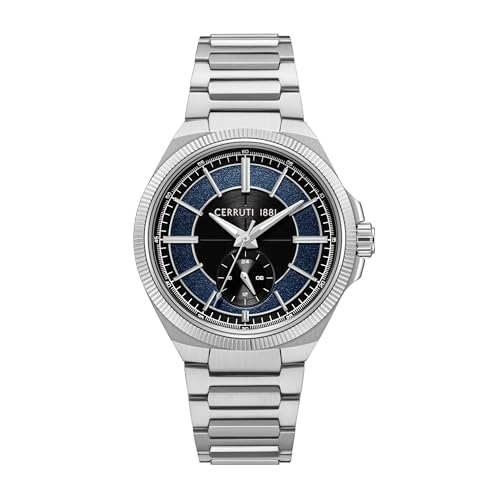 Montre Quartz Cerruti 1881 Faedo homme en acier inoxydable boîtier 43mm