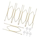 Fixation murale facile : les clous sans trace fournis avec chaque crochet permettent une fixation murale simple et propre. crochets pour assiettes murales