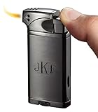 Personalized Visol Brushed Gun Pipe and Cigar Lighter with Free Engraving