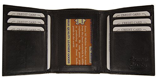 Ag Wallets Mens Leather Assorted 12 Trifold And Bifold Wallets Gift Deal #TOP6