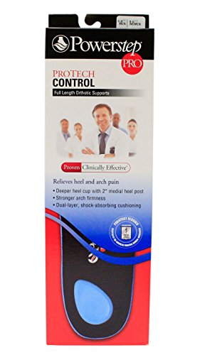 Powerstep Protech Control Full Length Orth Size: A - M4-4.5 or W6-6.5