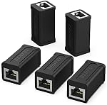 Coupleur RJ45 en ligne, BENFEI 5 paquets Cat7 Cat6 Cat5e Extenseur Ethernet 10Gbps Coupleur femelle à femelle