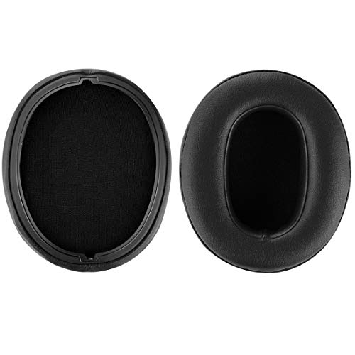 Geekria Quickfit Protein Leather Replacement Ear Pads For Sony Wh-Xb900N Headphones Earpads, Headset Ear Cushion Repair Parts (Black) #TOP2