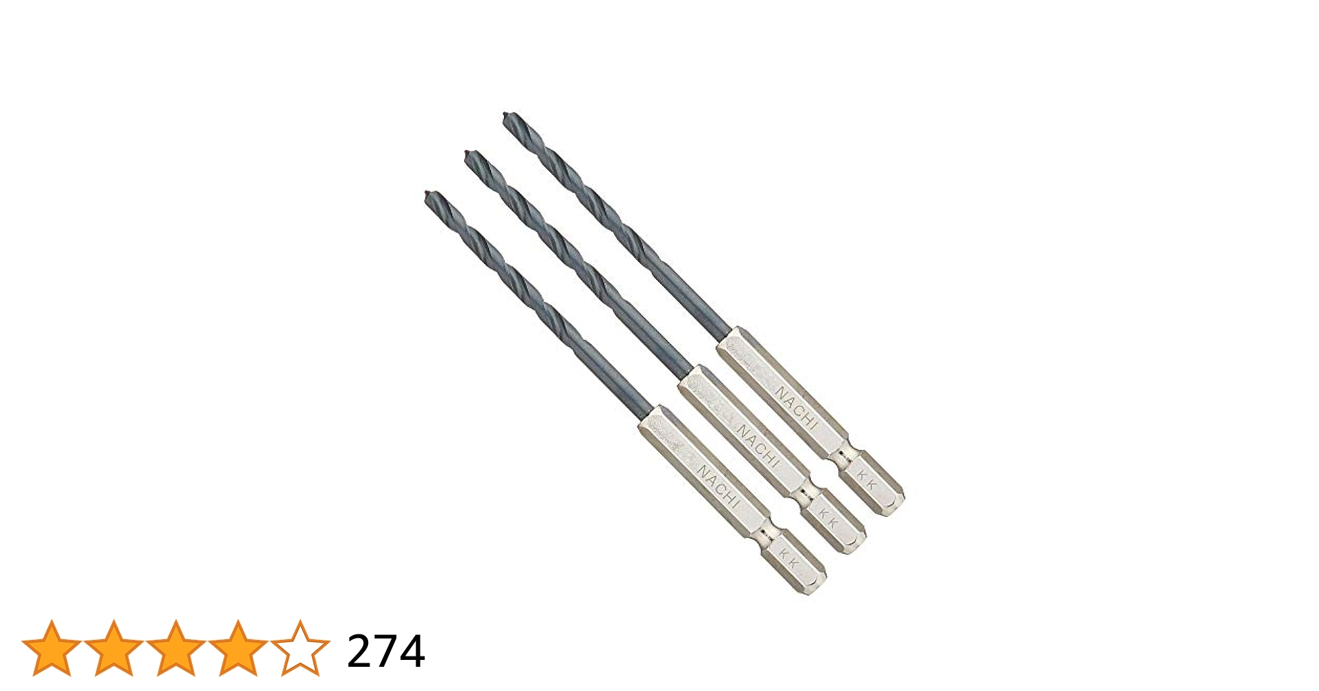 Amazon.co.jp: NACHI Hex Shaft Iron Work Drill 3 Piece Set