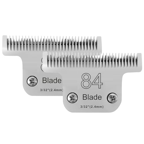 2PCS T84 Blade Dog Grooming Blades Compatible with Andis Dog Clipper
