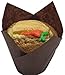 Brown Tulip cupcake liners Baking Cups - appx. 200 pack- For Large cupcakes and muffin - Large size - 2 3/4-4