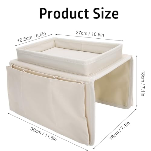 Organizador de reposabrazos de sofá impermeable para evitar manchas y caídas 3