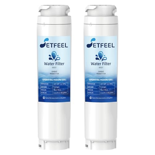 11034152 Water Filter Replacement Fit Bosch Thermador Ultra-Clarity 644845 REPLFLTR10 BORPLFTR10 9000-077104 9000194412 B26FT70SNS B22CS80SNS Thermador 11028820 00740560 2 Packs SETFEEL