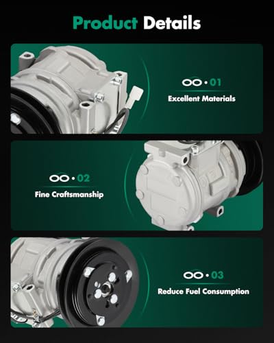 Image of SCITOO 1995-2001 AC Compressor for Kia Sportage 2.0L A /C Compressor for Toyota 4Runner 2.4L 1989 1991-1995, for Toyota Pickup 2.4L 1988-1995 Fast Cooling Air Conditioning Compressor