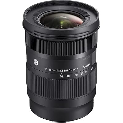 Sigma 16-28mm f/2.8 DG DN Contemporary Ultra-Wide Zoom Lens for Sony E-Mount Cameras Bundle with Cleaning Kit, Lens Pen, Starter Kit, 3-Piece Filter Set, 6-Piece Graduated Filter Kit & Many More