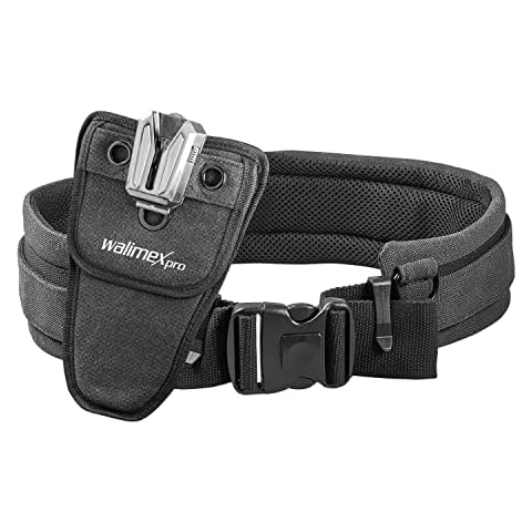 Walimex pro Kamera Hüftgurt mit V-Dock Argus Cover