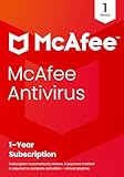 McAfee AntiVirus 2025 Software | Real-Time PC Protection from New and Evolving Threats | 1-Year Subscription with Auto-Renewal | Key Card