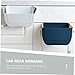 FONDOTIN Car Hanging Storage Box Plastic Organizer for Car Home Trash Can for Organizing Items White Color for All Vehicles