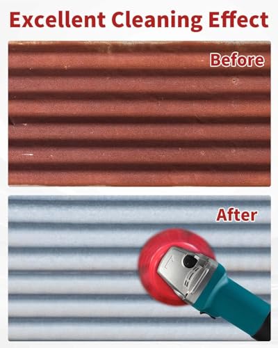 txuzong 2 Stück Topfbürste für Winkelschleifer & Bohrmaschine - M14 Gewinde, Nylon Schleifbürste Ø 63.5mm zum Entgraten, Rost- & Lackentfernung