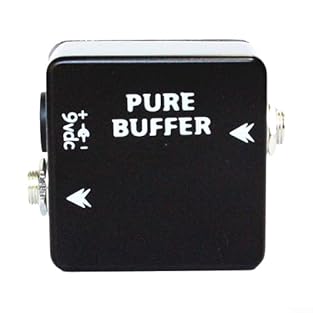*For completely eliminating cable capacitance and tone sucking. *With it, your guitar will sound like it's plugged directly into your amp with a short cord. *With 1/4" input & output jacks. *Compact size with full metal shell, lightweight and durable...