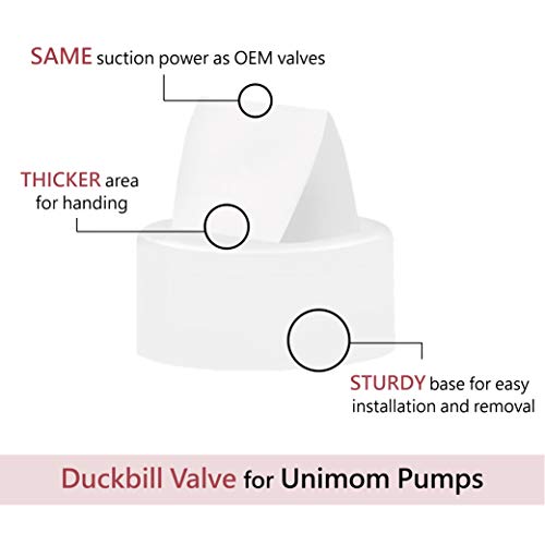Válvula tipo Duckbill BabyShown compatible con bomba Unimom miniatura 2
