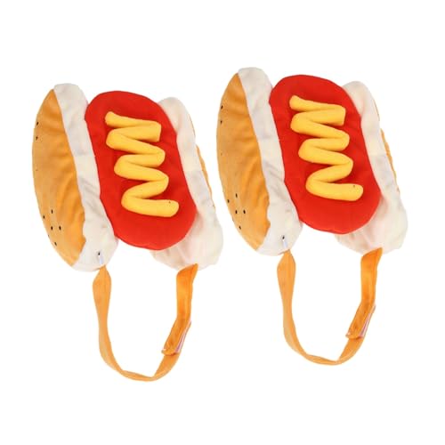 Disfraz Hot Dog y Hamburguesa para Perros Pequeños