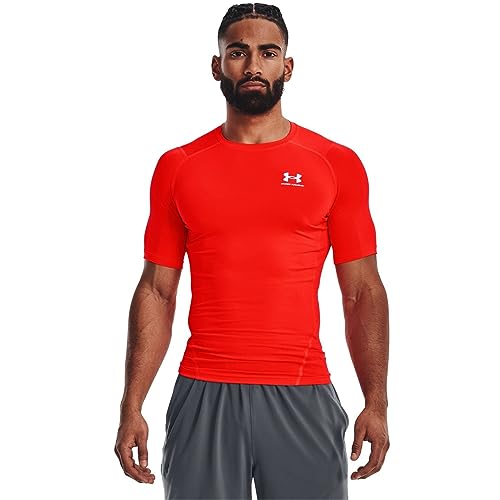 Image of Under Armour Men's UA HG Armour Comp SS Short Sleeve Functional Shirt Quick Dry T-Shirt with Compression Fit