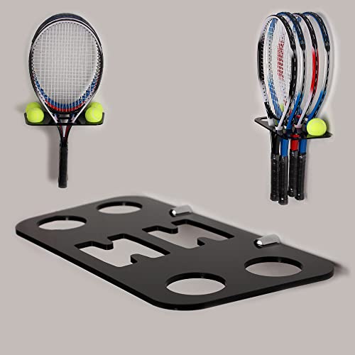 Soporte para raquetas de tenis montado en pared WANLIAN miniatura 1