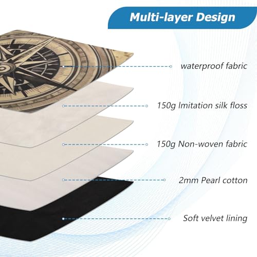 Funda para portátil 13-14 pulg resistente al agua con mapa miniatura 4