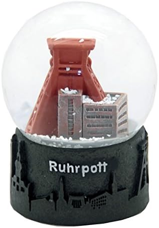30045 Souvenir Snow Globe Germany Ruhrpott Skyline