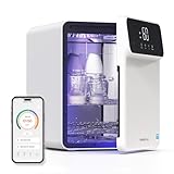 HubiBaby 4-in-1 UVC Cleaner and Dryer for Baby Bottles XL Large Inner Capacity Multifunctional Smart Control with Bluetooth APP