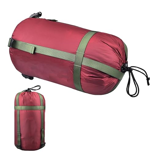 JUMPLAWN Compression Stuff Sack for Sleeping Bags and Quilts Portable Storage Bag for Camping Hiking and Backpacking Durable Lightweight Color