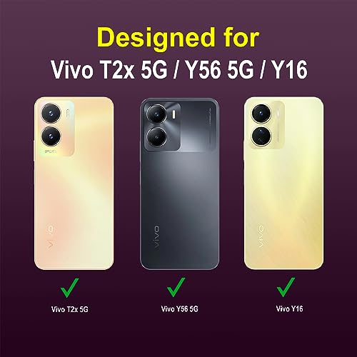 Image of amazon basics Back Case Cover for Vivo Y16 | Compatible for Vivo Y16 Back Cover | Liquid Silicon Magic Case with Camera Protection | Lavender