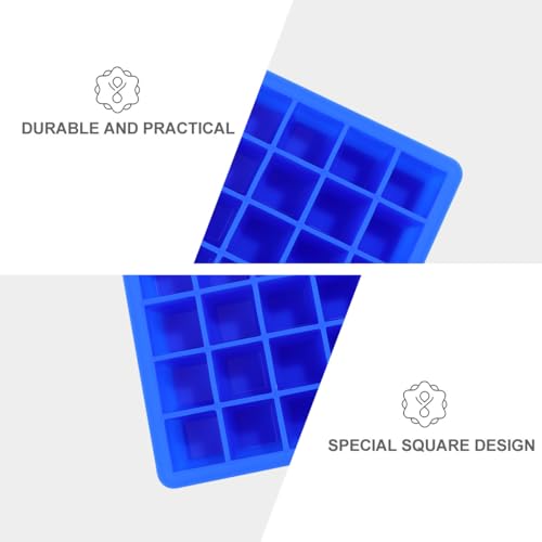 Molde para cubos de hielo de silicona 2 piezas miniatura 3