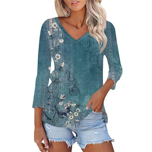 Ofertas Flash del Dia Premium Hoy Mujer, Camiseta Manga Larga Mujer, Camiseta Suelta Verano Mujer, Camiseta roja Mujer, Ropa Casual de Mujer, Blusa Elegante para Mujer, Top Fiesta Mujer Elegante