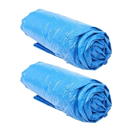 Couverture rectangulaire robuste extérieure élastiques coupe-vent bâche de protection imperméable - 4