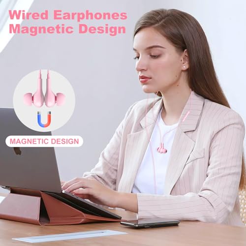 Image of USB C Headphones Wired Earbuds for iPhone 17 16 /15 Pro Max /iPad Pro, with HiFi Mic Volume Control Type C Earphones for Samsung Galaxy S26 /S25 /S24 /S23 Ultra, Noise Cancelling for iPhone 15 Headphones