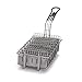 TableCraft 40 Nickel Plated Taco Fry Basket for 8 Tacos
