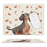 I Love My Dog Dackel Mauspad, wasserdicht und rutschfest, Gaming-Mauspad, tragbares, bequemes Mauspad für Desktop-Heimbüro-Laptops