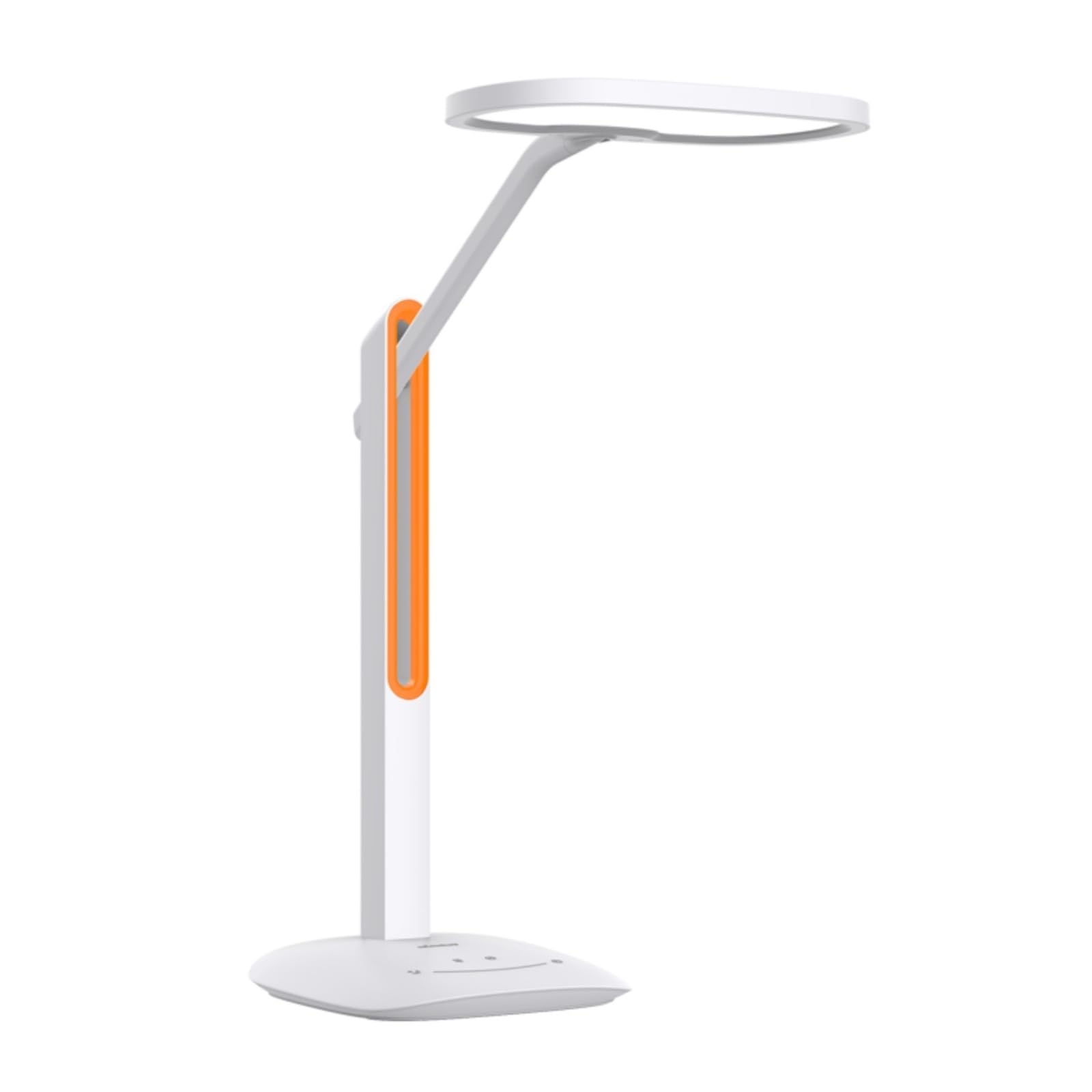 Lampka nocna Lampka biurkowa Lampa biurkowa LED, lampy stołowe do ochrony oczu, ściemniana lampa biurowa, sterowanie dotykowe, czujnik siedzenia, inteligentna lampka do czytania, biała Lampa stołowa