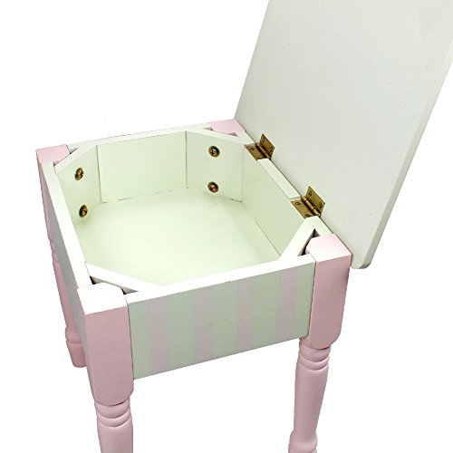 Fantasy Fields - Bouquet Thematic Kids Flip Top Mirror Vanity Table and Stool Set | Imagination Inspiring Hand Crafted & Hand Painted Details Non-Toxic, Lead Free Water-based Paint