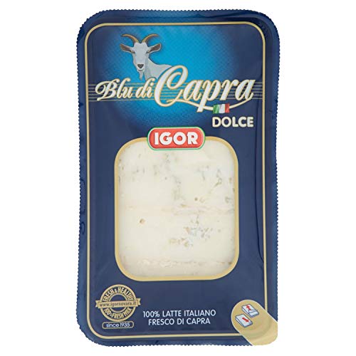 Con latte fresco di capra Igor Formaggio Blu Capra Dolce, 150g