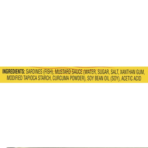 Miniatura 5 de Ocean Prince Sardinas en mostaza, latas de 3.75 onzas (paquete de 12)