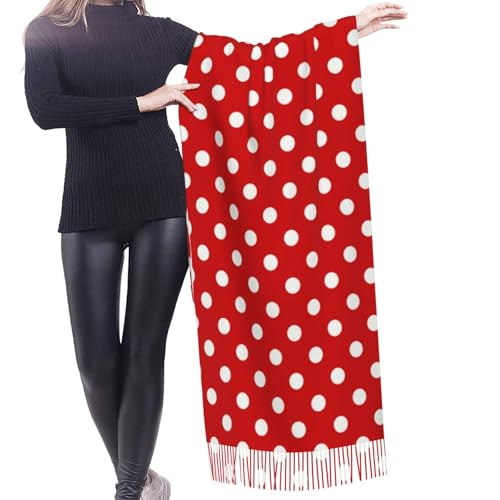Scarfs for Women Tassel Shawl Wrap Warm Long Wraps Blanket2