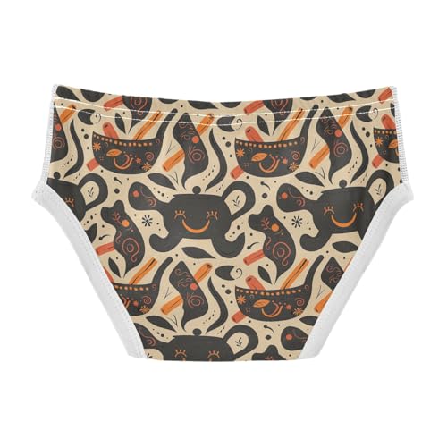 visesunny Boys Potty Training Underwear Black Smile Teapot Breathe Cotton Briefs Size 2T-8Y for Toddler2