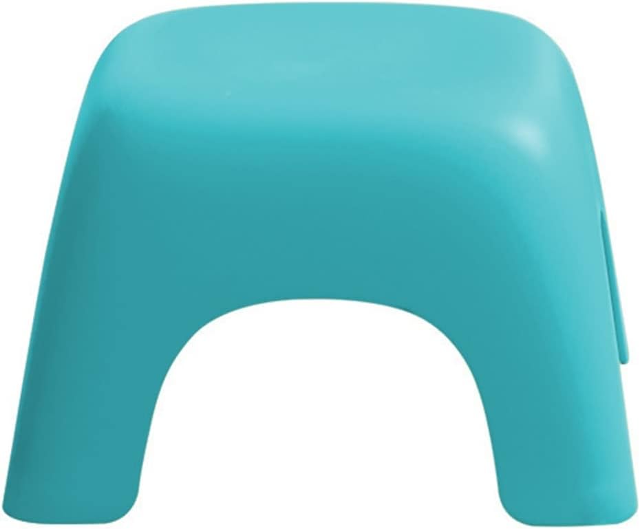 Four-Corner Stool Household Small Bench Bathroom Stool is Not Easy to Slip Thickened Adult Shoe Stool(D)