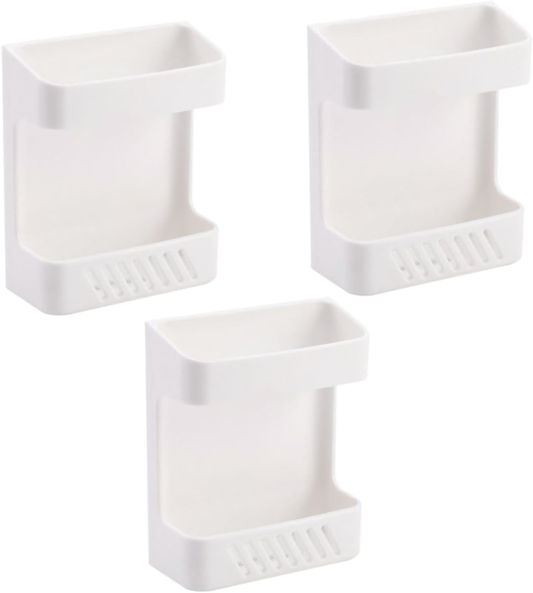 MAGICLULU 3pcs Wall-mounted Storage Shelf for Remote Controls and Accessories Multi-functional Household Organizer Easy to Install