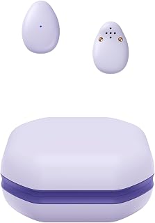 Tiny Wireless Earbuds, Small Semi-in Ear Bluetooth Invisible Headphones Ultra Thin for Side Sleeping & Cycling, Helmet Friendly, Ultra Lightweight Low Pressure Earbuds for iPhone Android